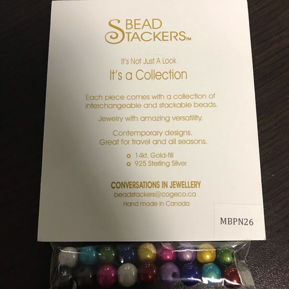 Earrings with Interchangeable Beads - Picture 4 of 4